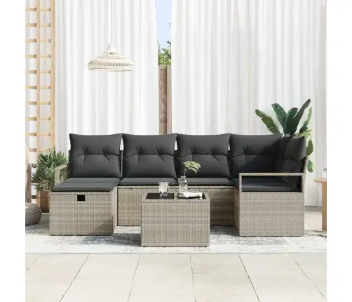 Aia Diivanikomplekt Padjaga 7 Pcs Helehall Polürooster