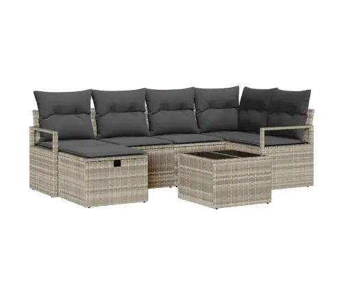 Aia Diivanikomplekt Padjaga 7 Pcs Helehall Polürooster