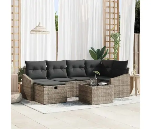 Diivanikomplekt Padjaga 7 Pcs Polürotang