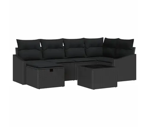 Sofos Komplektas Su Pagalve 7 Pcs Poliratanas