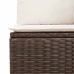 Sodo Sofų Rinkinys 7 Pcs Ruda 55 X 62 X 69 Cm Poli Ratanas