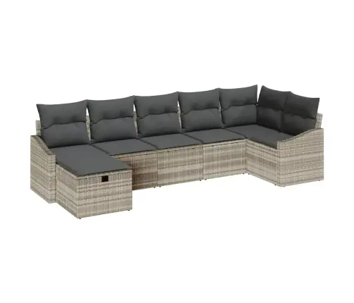 Aia Diivanikomplekt 7 Pcs Helehall 55 X 62 X 69 Cm Polürooster