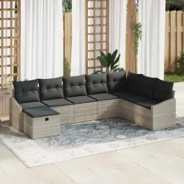 Aia Diivanikomplekt 8 Pcs Helehall 55 X 62 X 69 Cm Polürooster