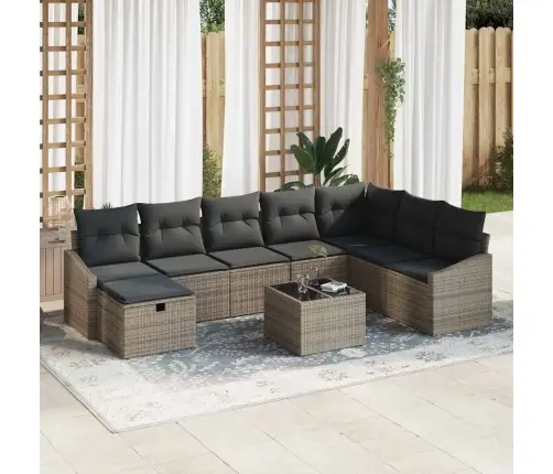 Sofos Komplektas Su Pagalve 8 Pcs Poliratanas