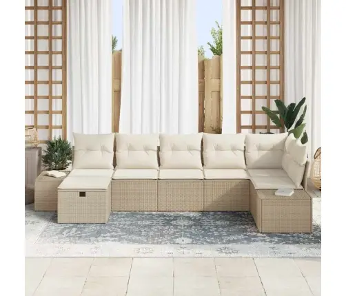 Diivanikomplekt Padjaga 7 Pcs Polürotang