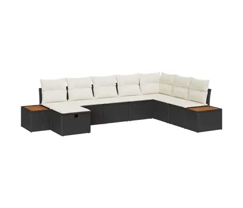 Aia Diivanikomplekt Padjaga Ladustamisega Must Polürotang