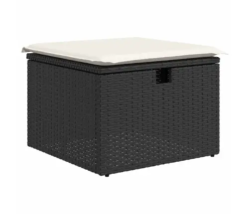 Aia Diivanikomplekt Ladustamisega 9 Pcs Must Polürooster