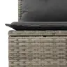 Sodo Sofų Rinkinys 7 Pcs Pilka Poliratanas