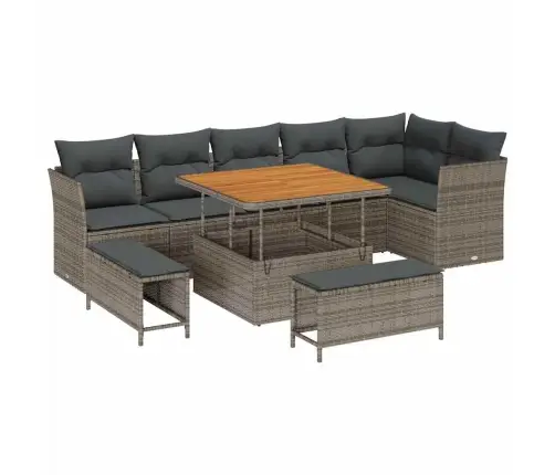 Aia Diivanikomplekt 9 Pcs Hall Polürotang