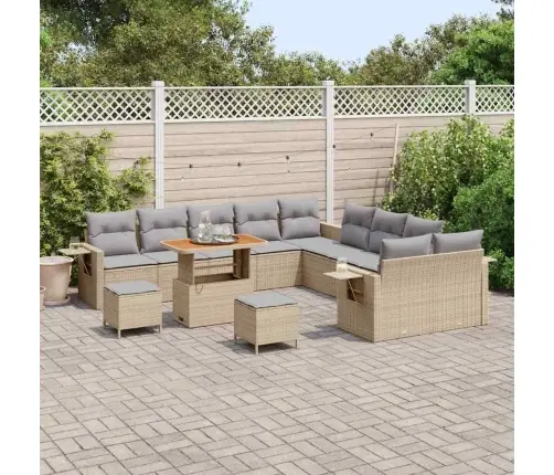 Aia Diivanikomplekt 13 Pcs Beež Polürotang