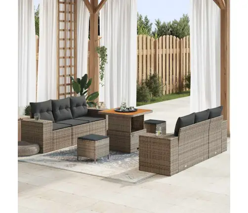 Aia Diivanikomplekt Ladustamisega 9 Pcs Hall Polürooster