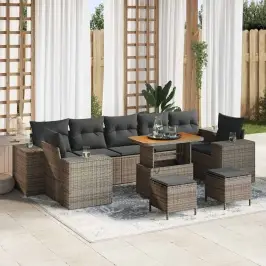 Aia Diivanikomplekt 10 Pcs Hall Polürotang