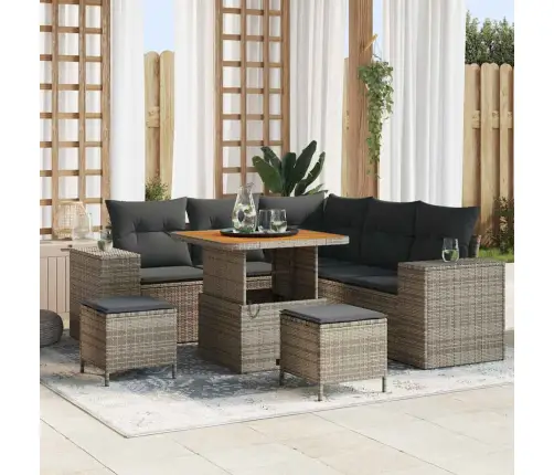 Aia Diivanikomplekt Padjaga 8 Pcs Hall Polürotang