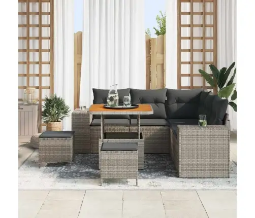 Aia Diivanikomplekt Padjaga 8 Pcs Hall Polürotang