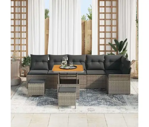 Aia Diivanikomplekt Padjaga 9 Pcs Hall Polürotang