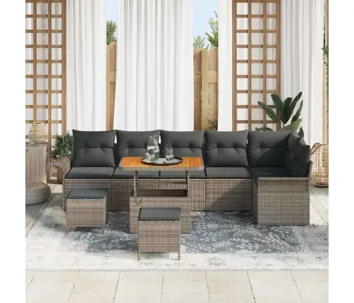 Aia Diivanikomplekt Padjaga 9 Pcs Hall Polürotang