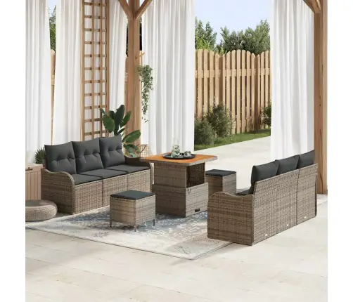 Aia Diivanikomplekt Padjaga 9 Pcs Hall Polürotang