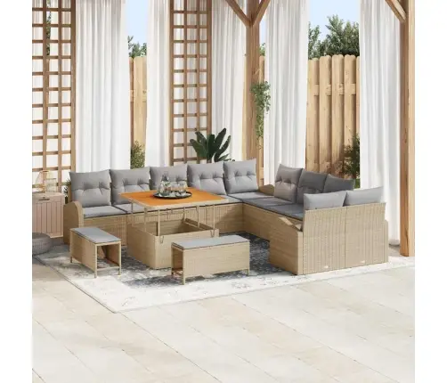 Aia Diivanikomplekt Padjaga 13 Pcs Beež Polürooster