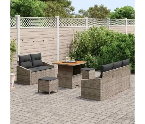 Aia Diivanikomplekt Padjaga 8 Pcs Hall Polürotang