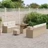 Aia Diivanikomplekt 10 Pcs Beež Polürotang