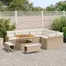 Aia Diivanikomplekt 12 Pcs Beež Polürotang