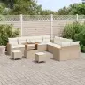 Aia Diivanikomplekt 13 Pcs Beež Polürotang