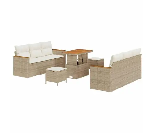 Aia Diivanikomplekt 9 Pcs Beež Polürotang