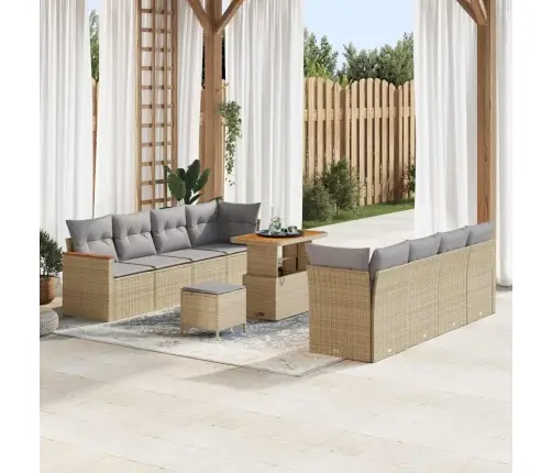 Aia Diivanikomplekt Padjaga 11 Pcs Beež Polürooster