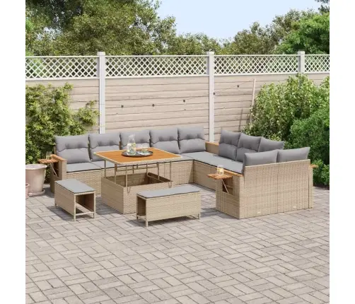 Aia Diivanikomplekt 13 Pcs Beež Polürotang