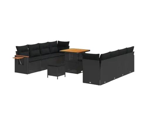 Aia Diivanikomplekt Padjaga 11 Pcs Must