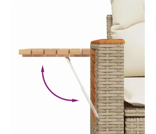 Aia Diivanikomplekt Padjaga 8 Pcs Beež Ja Kreemjas