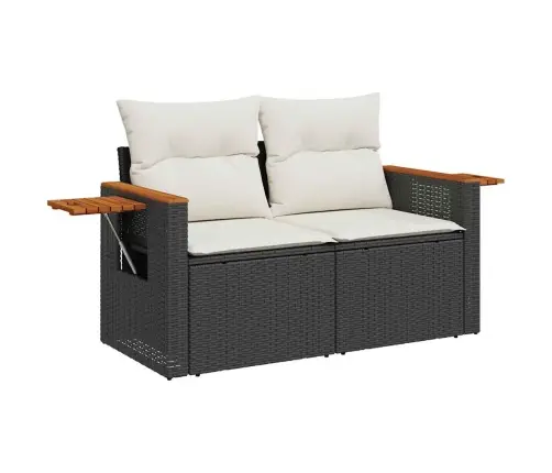 Aia Diivanikomplekt 12 Pcs Must Ja Kreemjas 100 X 100 X 71 Cm