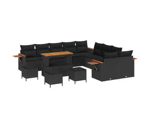 Aia Diivanikomplekt Padjaga 14 Pcs Must