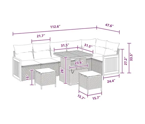 9 Daļu Dārza Dīvānu Komplekts Ar Spilveniem Melna Polietilēna Rotangpalma Akācija Vidaxl 9 Daļu Dārza Dīvānu Komplekts Ar Spilveniem Melna Polietilēna Rotangpalma Akācija Vidaxl