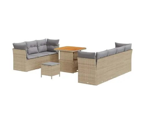 Aia Diivanikomplekt Padjaga 10 Pcs Beež Ja Helehall