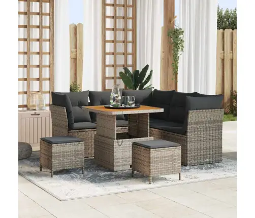 Aia Diivanikomplekt Padjaga Ladustamisega 8 Pcs Hall