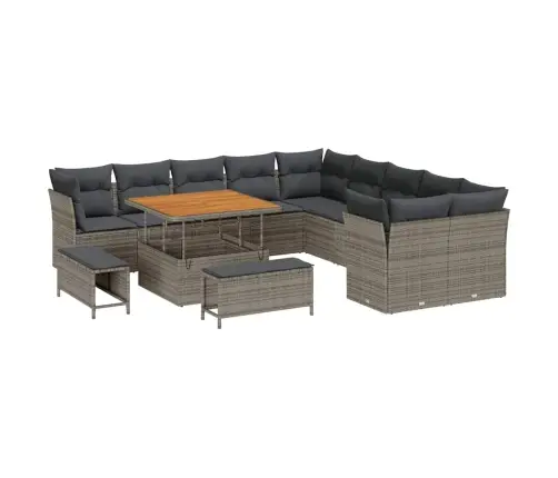 Aia Diivanikomplekt Padjaga 13 Pcs Hall Polürotang