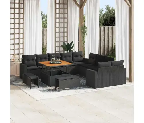 Aia Diivanikomplekt Padjaga 13 Pcs Must 100 X 100 X 71 Cm Aia Diivanikomplekt Padjaga 13 Pcs Must 100 X 100 X 71 Cm