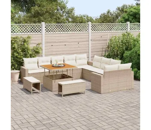 Aia Diivanikomplekt Padjaga 13 Pcs Beež Ja Kreemjas