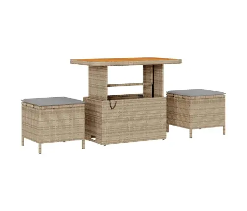 Aia Diivanikomplekt 10 Pcs Beež Ja Helehall 90 X 55 X 71 Cm