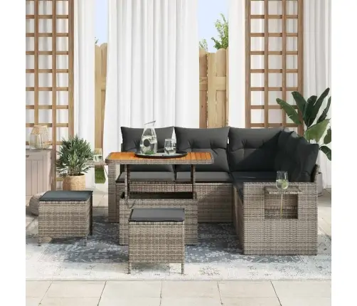 Aia Diivanikomplekt Padjaga 9 Pcs Hall Polürotang