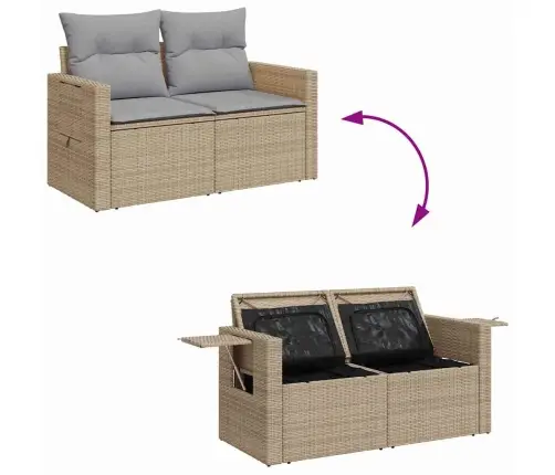 Aia Diivanikomplekt Padjaga 12 Pcs Beež Ja Helehall