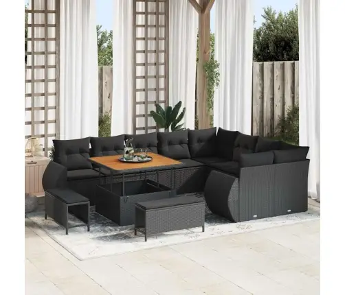 Aia Diivanikomplekt Padjaga 12 Pcs Must 100 X 100 X 71 Cm Aia Diivanikomplekt Padjaga 12 Pcs Must 100 X 100 X 71 Cm