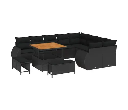 Aia Diivanikomplekt Padjaga 12 Pcs Must 100 X 100 X 71 Cm Aia Diivanikomplekt Padjaga 12 Pcs Must 100 X 100 X 71 Cm