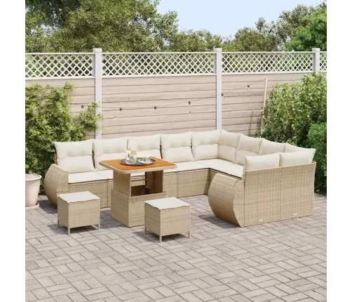 Aia Diivanikomplekt Padjaga 12 Pcs Beež Ja Kreemjas