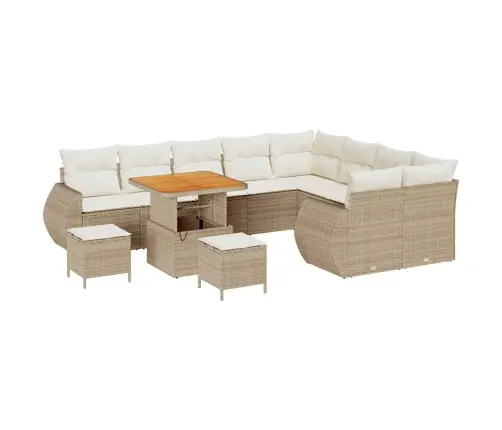 Aia Diivanikomplekt Padjaga 12 Pcs Beež Ja Kreemjas