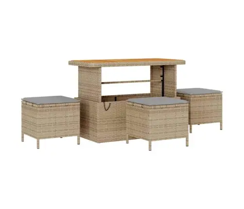 Aia Diivanikomplekt 13 Pcs Beež Ja Heledhall Polü Rattan