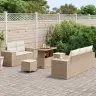 Dārza Dīvānu Komplekts 8 Pcs Bēša Un Krēmkrāsa 90 X 55 X 71 Cm Vidaxl Dārza Dīvānu Komplekts 8 Pcs Bēša Un Krēmkrāsa 90 X 55 X 71 Cm Vidaxl