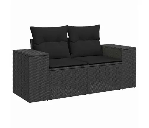 Aia Diivanikomplekt Padjaga 9 Pcs Must 80 X 80 X 71 Cm