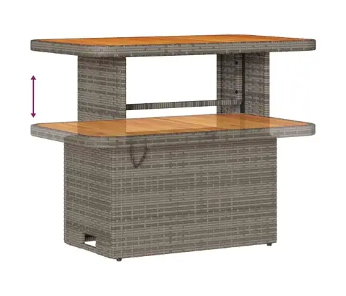 Dārza Dīvānu Komplekts Ar Spilvenu 9 Pcs Pelēka 90 X 55 X 71 Cm Vidaxl